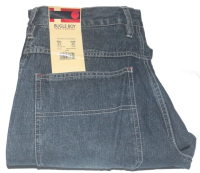 Vintage Bugle Boy Jeans Mens 32 x 34 Denim Cargo Jeans NWT - Image 1 of 3