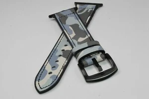 Correa de reloj híbrida silicona cuero tarjeta única camo-02 apta para Apple Watch 38 - Imagen 1 de 2