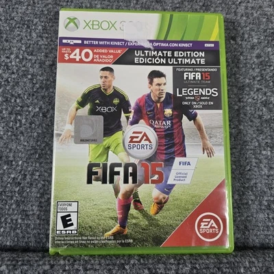 Xbox 360 FIFA 15 Ultimate Edition Complete Game Disc and Case - Image 1 of 4