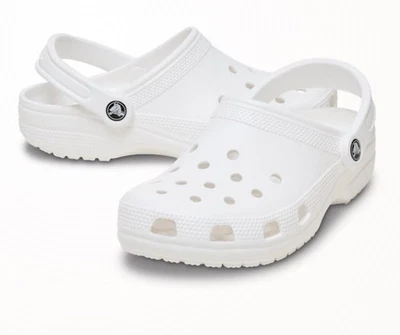 Crocs Branco C12 Novo com Etiquetas Tamancos Clássicos Crianças 🧒🏻 - Imagem 1 de 3