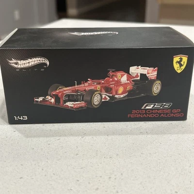 Hot Wheels BCK13 ELITE FERRARI F1 F138 CHINA GP 2013 1/43 FERNANDO ALONSO #3 Foto 1 de 3