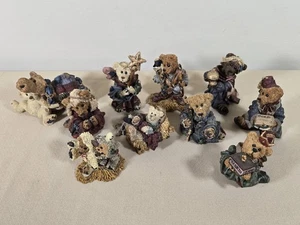Belén de Navidad Boyds Bears de colección conjunto figuras 10 piezas - Imagen 1 de 23