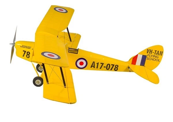 DWH SCG39 DH-TIGER MOTH ARTF 800mm W/S, YELLOW, COMPLETE - Image 1 of 4