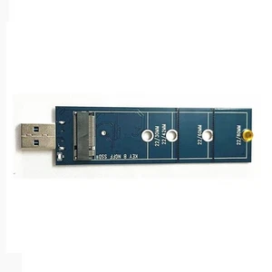M.2(NGFF) SATA SSD Drive B-Key To USB 3.0 Mobile Storage Adapter Card Reader - Picture 1 of 5