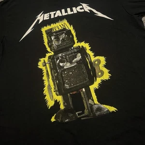 Metallica 72 Seasons Burnt Robot T Shirt Men’s Size Large - Picture 1 of 6
