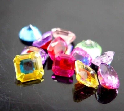 Natural Bi-Color Pitambari Sapphire 170 Ct Mix Cut Certified Loose Gemstone - Image 1 of 4