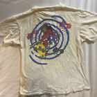 RZADKA vintage oryginalna koszulka koncertowa z lat 80. INXS Skateboard Skeleton 1988