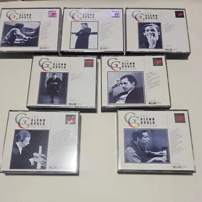 THE GLENN GOULD EDITION SONY CLASSICAL 90s 17 CDs 7 ALBUMS Brahms Mozart Bach Foto 1 de 4