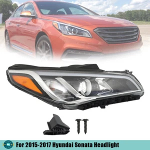 For Hyundai Sonata 2015-2017 Headlight Projector Right Side Halogen Replacement - Picture 1 of 13
