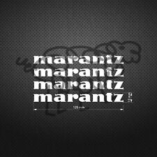 MARANTZ Replacement STICKER DECALS AUFKLEBER PEGATINAS AUTOCOLLANT 4 pcs