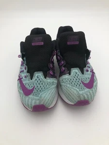 Nike Zoom Elite 8 2015 Running Shoes Size 8 Blue Purple Black Pink No Shoe Laces - Picture 1 of 4