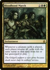1X Bloodbond March Ravnica: City of Guilds EX Spanish MTG CARD