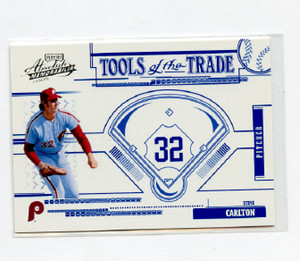 2005 PLAYOFF TOOLS OF THE TRADE # 184 STEVE CARLTON, PHILLIES 104/150
