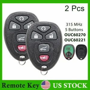 2 for 2008 2009 2010 2011 2012 2013 2014 2015 2016 2017 GMC Acadia Remote Key - Picture 1 of 6