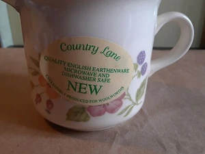 VINTAGE STAFFORDSHIRE BILTONS COUNTRY LANE CREAMER PRODUCED FOR WOOLWORTHS - Picture 1 of 6