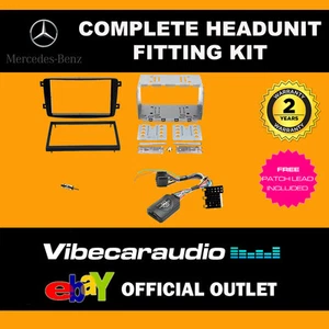 CTKMB02 Mercedes C Class 2001 - 2004 Complete Double Din Stereo Fitting Kit - Picture 1 of 1