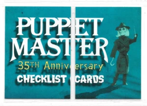 2025 Puppet Master 35 aniversario - Juego base completo de 110 cartas casi nuevo dinamita - Imagen 1 de 3