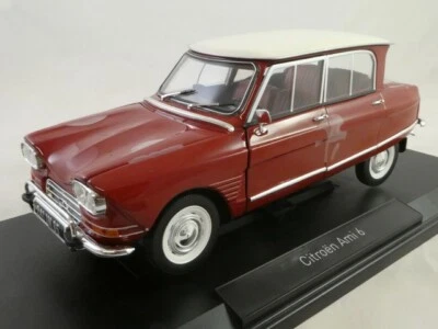Norev Citroen AMI 6 Club Corsaire red 1968 1/18 181602 - Immagine 1 di 3