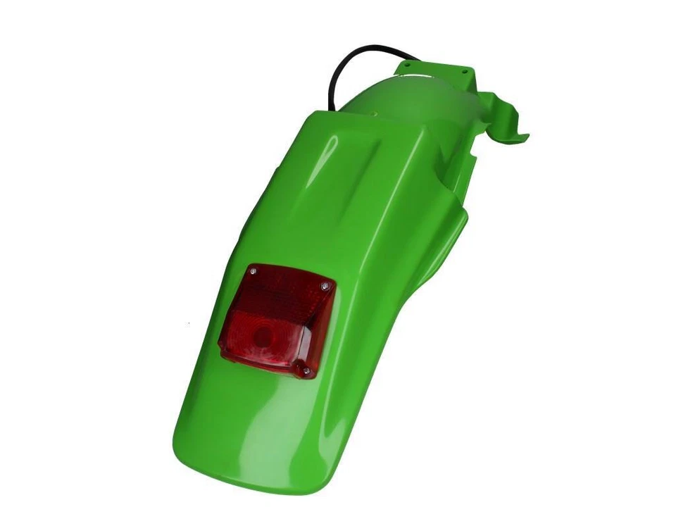 UFO Garde-Boue Arrière Enduro Compatible Avec Kawasaki KDX 200 90-94 Vert - Photo 1/1