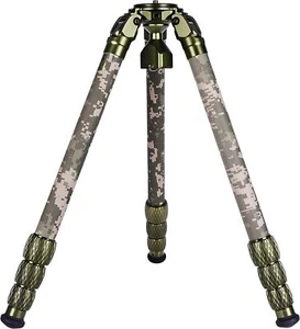 Sirui CT-3204 Pro Carbon 4-Step Tripod Legs Only Green Digi Camo Flat/75mm Bowl - Picture 1 of 10