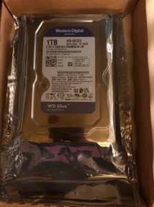 NEW WD Blue Western Digital Drive WD10EZEX 75WN4A1 3.5in 1TB 7200RPM SATA 6GB/64 - Picture 1 of 3