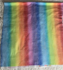 1 Piece 3 Fat Quarters Timeless Treasures Cotton Rainbow Pattern BASIX-C5749 - Picture 1 of 9