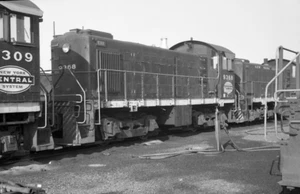 New York Central NYC Railroad 9368 Alco Utica NY 4-68 Negative 0684 - Picture 1 of 1