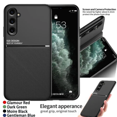 For Samsung Galaxy S25 S24 S23 S22 S21 S20S9 Shockproof Magnetic Slim Phone Case - Image 1 of 4