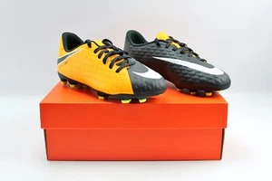 Nike Youth Jr Hypervenom Phade III FG Orange Soccer Cleats Size 4.5Y 852580-801 - Picture 1 of 5