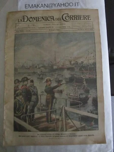 #DOMENICA DEL CORRIERE N 23 / 1926 DUCE A GENOVA / VECCHI ALPINI A BELLUNO - Foto 1 di 3