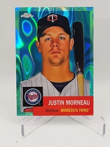 2022 Topps Chrome Platinum #453 Justin Morneau /299 Aqua Lava Refractor Twins - Picture 1 of 10