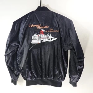 Sonora Poncena 50 Aniversario Cardinal Salsa Latin Music Large Bomber Jacket - Picture 1 of 13