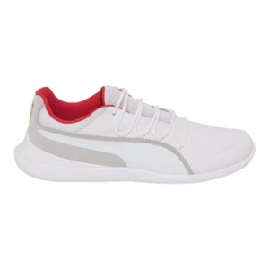 PUMA FERRARI SF Evo Cat Leder Sneaker Schnürschuhe weiß rot EU 37,5 NEU BOX! - Picture 1 of 2
