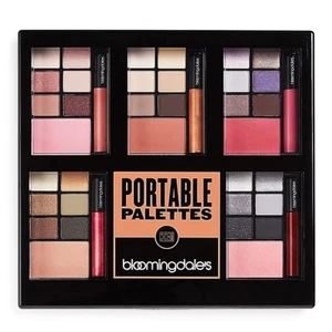 NIB BLOOMINGDALE'S Portable Palettes ~ 60 Eyeshadow 5 Blush 5 Lipgloss 1 Compact - Picture 1 of 7