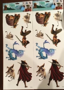 Wandtattoo Raya Der letzte Drache Disney 14 Sticker RoomMates wiederverwendbar NEU Kinder - Bild 1 von 4