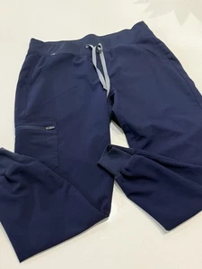 Figs Zamora Jogger Scrub Pants Navy Women's Size Medium Petite - Picture 1 of 6
