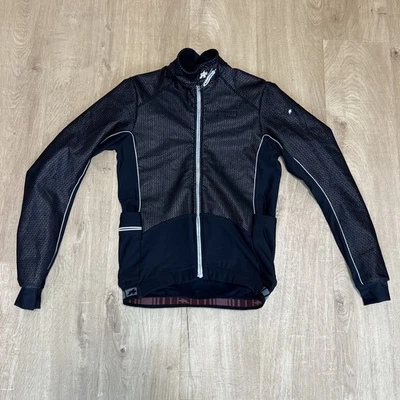 Assos R&D Textile Airblock 851 Full Zip Cycling Jacket Thermal Black Size Medium - Image 1 of 4