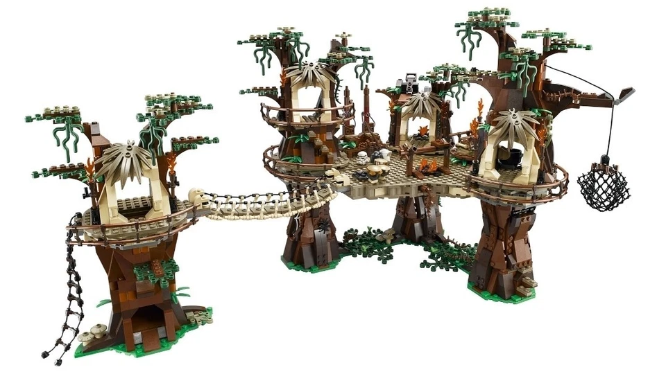 Incompleto 91.57% LEGO Star Wars: Ewok Village (10236) LEER DESC Foto 1 de 1