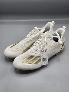 Adidas Adizero Fußballschuhe weiß gold metallic Herren Größe 13,5 GX5122 - Bild 1 von 7