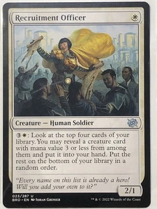 MTG TCG - Recruitment Officer 023/287 BRO - LP To NM (Free Shipping $5+) - Picture 1 of 2