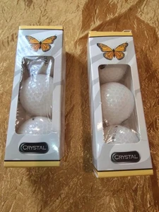 Monarch Butterfly Golfbälle 2 Packungen à 3 Crystal Flogolf Flo Golf Brandneu  - Bild 1 von 6