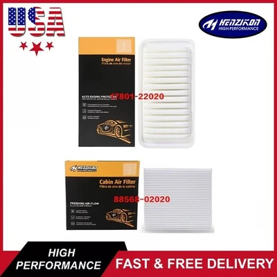 Combo Set Cabin & Engine Air Filter Fits Toyota Corolla Matrix 2003-2008 New US - Image 1 of 4