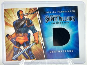 DC Comics Super Villains Deathstroke Totalmente Fabricado TF-10 2015 Cryptozoic - Imagen 1 de 2
