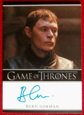 GAME OF THRONES - BURN GORMAN - Hand-Signed Autograph Card - LIMITED EDITION - Image 1 of 2