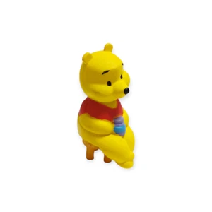 Disney Winnie the Pooh Sitting on Mini Chair 1.5" Figure Miniature Toy Dollhouse - Picture 1 of 5