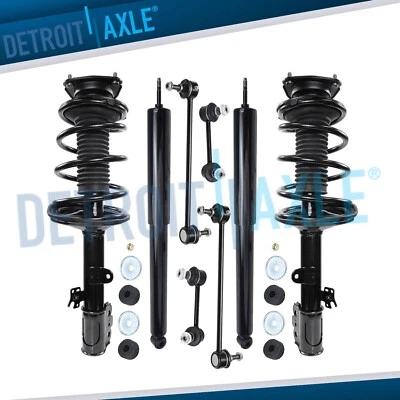 Puntales delanteros tracción delantera con muelles helicoidales suspensión de amortiguador trasero para Toyota RAV4 2001-2005 Foto 1 de 4