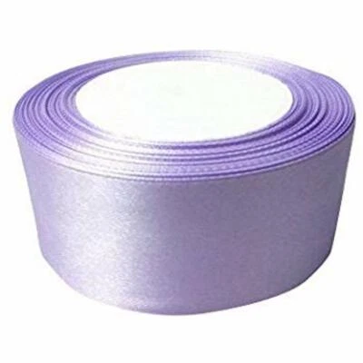 CINTA DE SATÉN 25 YARDAS ROLLO de una cara lazos regalo boda decoración bebé vacaciones Foto 1 de 4