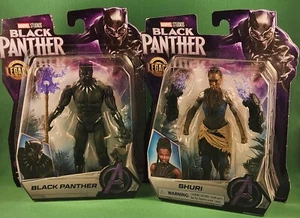 2 NEW Marvel Studios Legacy Collection Black Panther And Shuri Figures Hasbro  - Picture 1 of 5