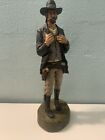 Michael Garman Western Cowboy With Gun Sculpture From The 70?S Signed Super Rare