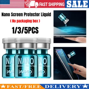 1-5X Nano Invisible Tech Screen Protector Liquid LCD Glass Coating For All Phone - Picture 1 of 10